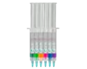 e1 37% Phosphoric Acid Etching Gel. 3ml, 6pk - Multi Colored