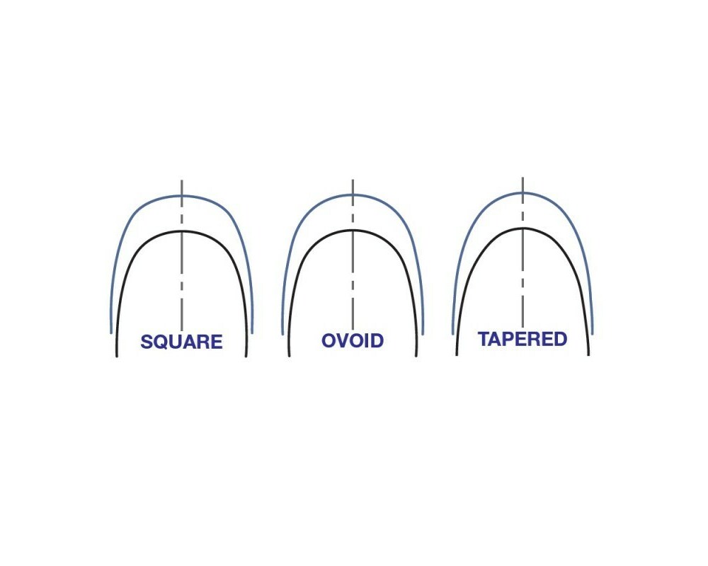 10 Packs Orthodontic Niti Super Elastic Arch Wires – Rectangular Ovoid Form For Dental Braces