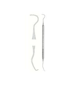 Medesy 560/1 Stainless Steel Double-Ended Explorer 23/17 | 560/1