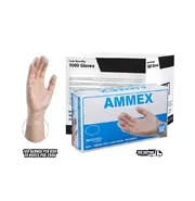 Clear Vinyl Ammex Exam Gloves Ammex Clear Vinyl Mil Gloves-Medium - Main Image