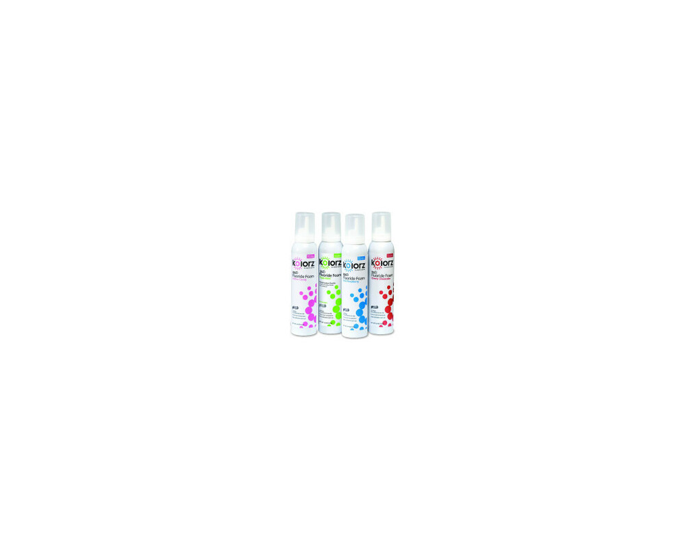 Blue Raspberry Fluoride Kolorz Fluoride Foam Blue Raspberry, 4.4oz can | 766204 | Supply Clinic