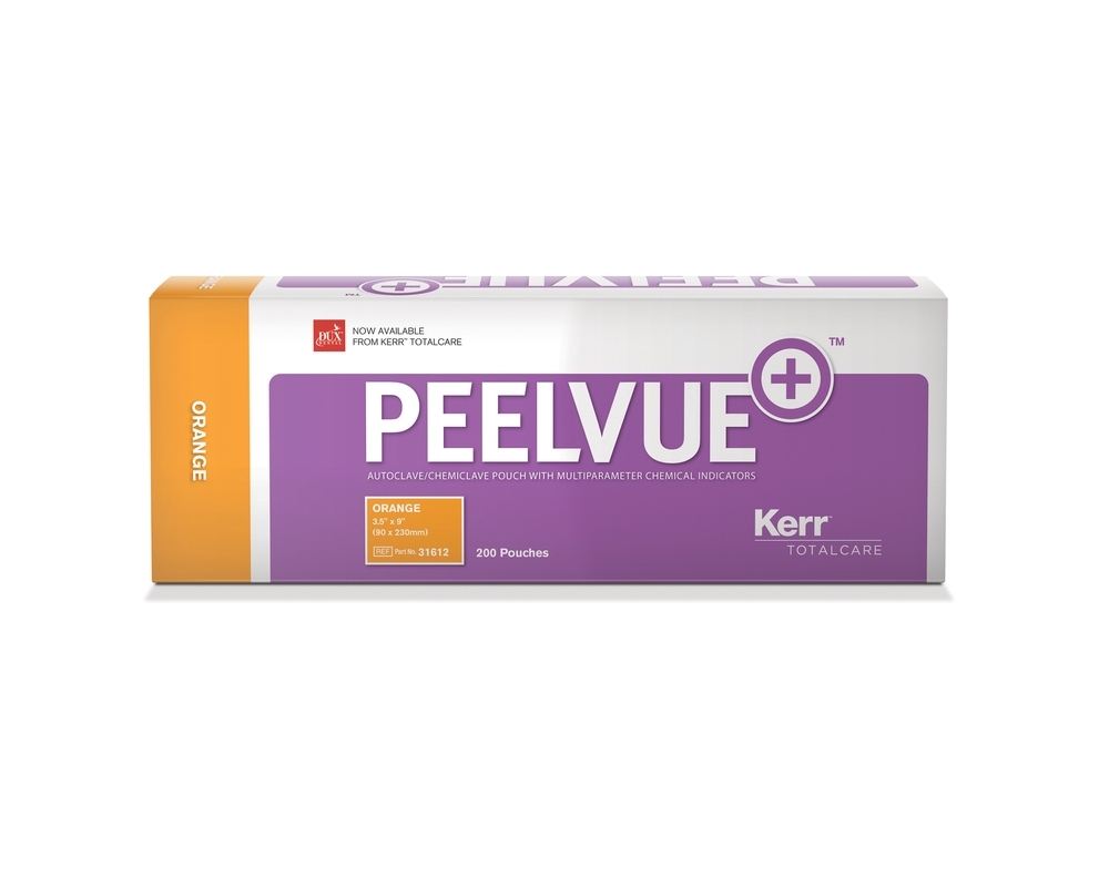 Peelvue Sterilization Pouches 3.5" x 9", Orange, 200/Box, 31612 Supply Clinic