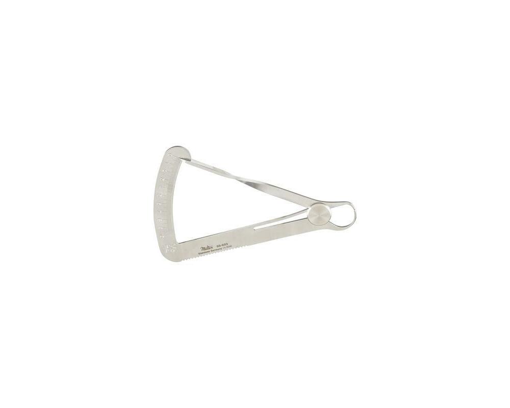 Crown IWANSON Gauge 4 Blunt Spring Caliper – Dental Lab Measuring Tool, German Style