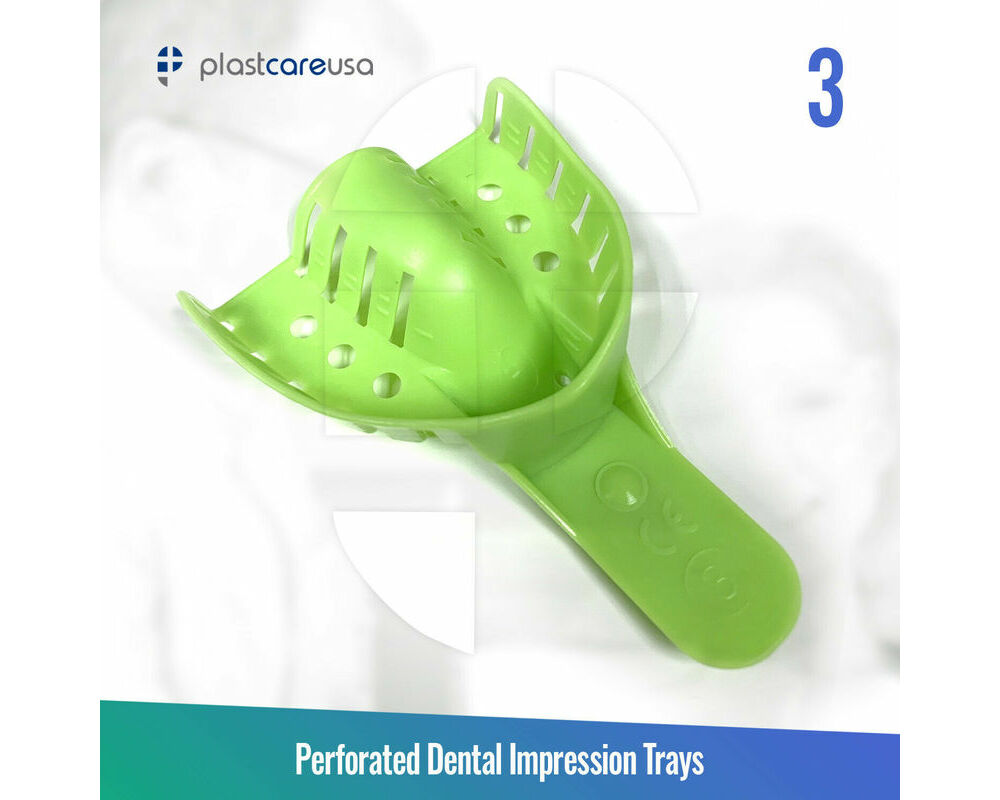 Perforated Stainless Steel Impression Tray Upper Extra Small - View #7