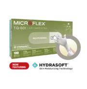 Microflex Tranquility Nitrile PF Exam Gloves White Small 100/Box