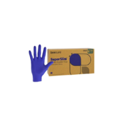 BeeSure BE1147 Superslim Nitrile Powder Free Exam Gloves, Medium (Pack