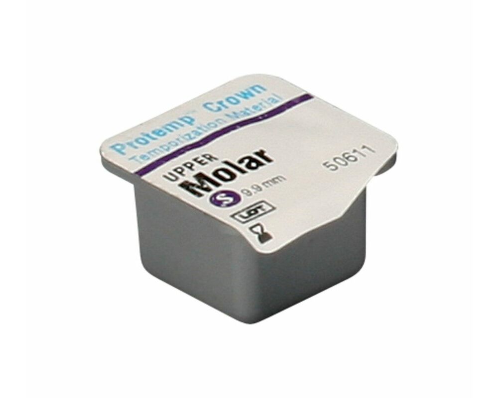 3M ESPE Protemp Crown Temporization Material – 5 Lower Large Molar Shells Per Pack Unbranded Orthodontic Molar Bands Tubes