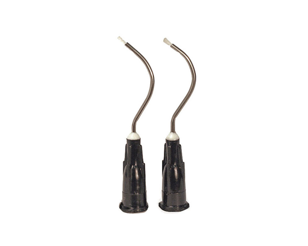 Flo Pro Tips Sol-U-Flo Black Mini Brush Tips 19ga 20/Pk | 312202 | Supply Clinic