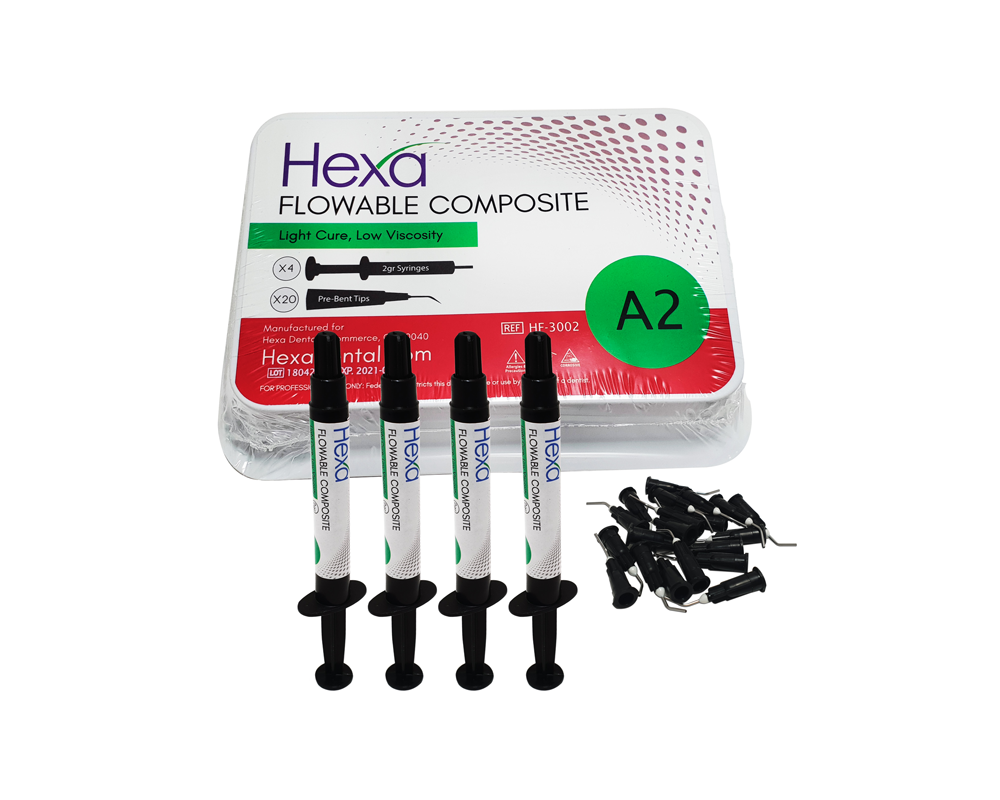 Flowable Composite, Kit 4 Syringes, A2, HF3002 HF3002 Supply Clinic
