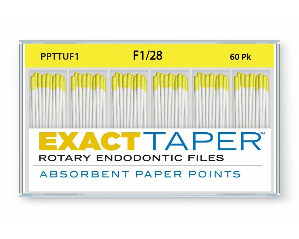 Exact Taper/Exact Taper H Paper Points F1 PP 100 PK: 28 MM | PPTTUF1 ...