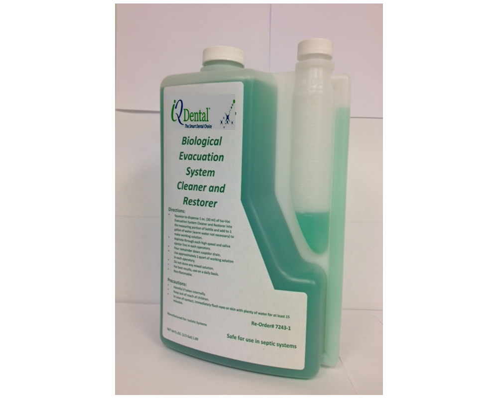 NRGVac Evacuation System Cleaner 64oz. Bottle Conc. Supply Clinic