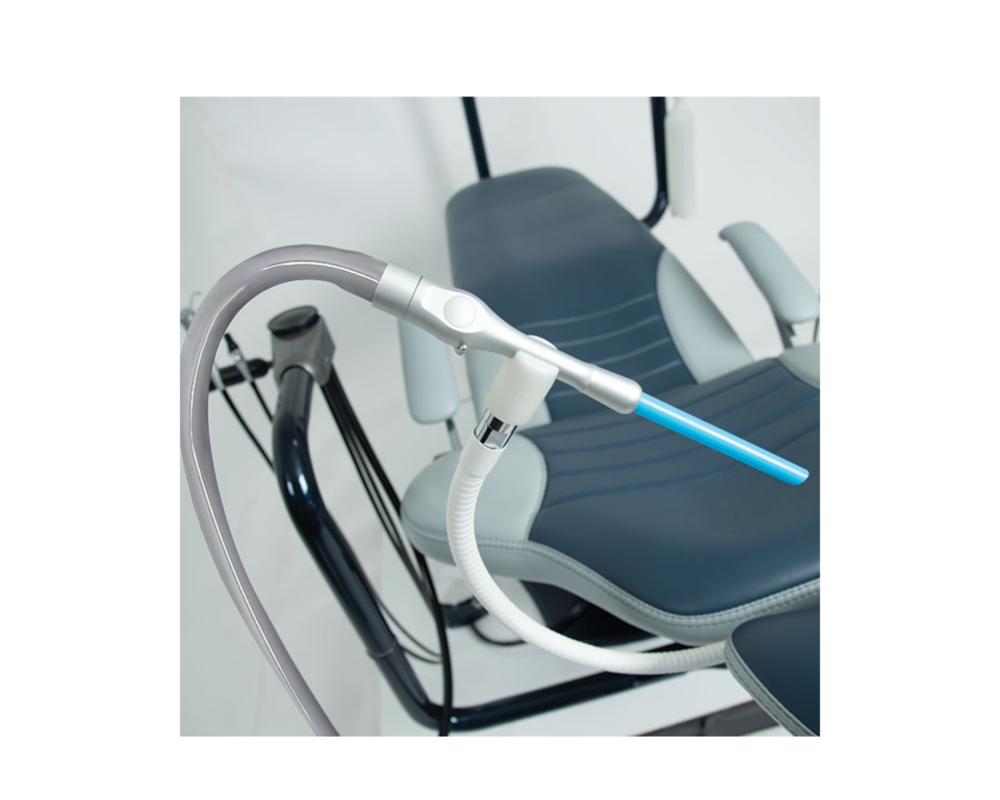 HandsFree HVE Holder Sterling Tubing/White Arm Supply Clinic