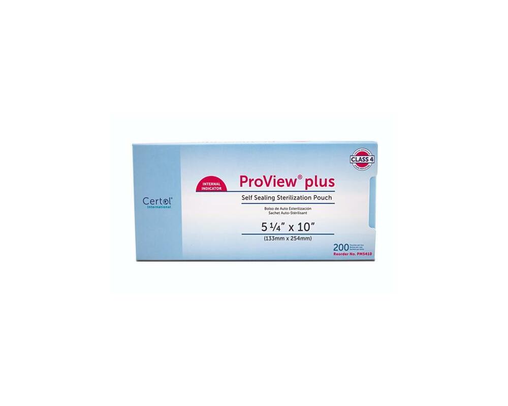 Provero Proview Sterilization Pouch 5.25 in x 10 in 200/Bx | PM5410-1 | Supply ...