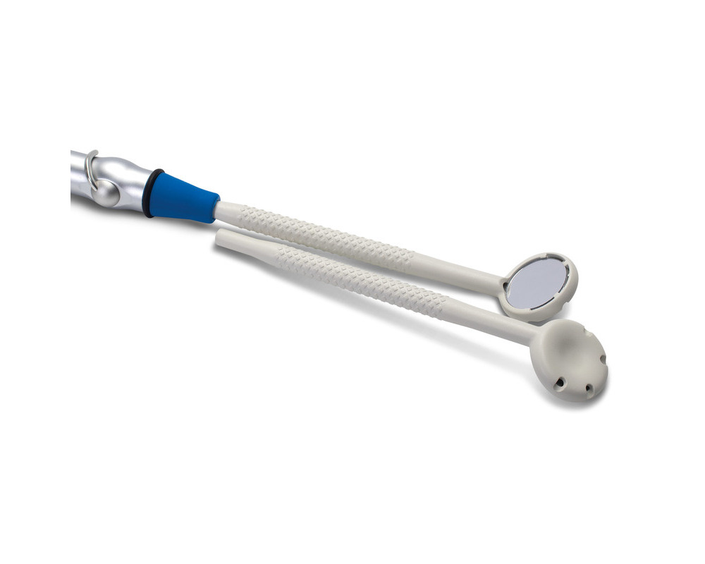 OneSided MirroVac 2 Saliva Ejector Mirrors 50/Bag Supply Clinic
