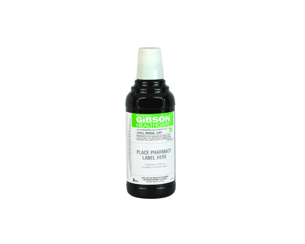 Gibson Healthcare 0.12 Chlorhexidine Rinse 16oz Supply Clinic