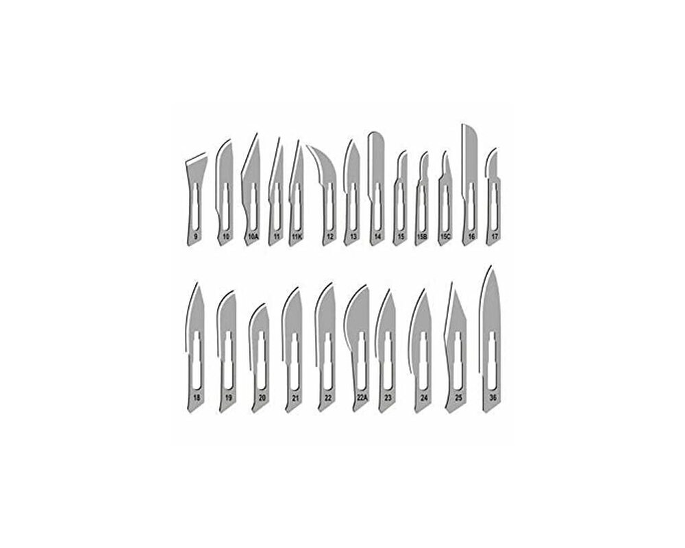 Scalpels Disposable Blades with handles, #22, 10/Bx | 4122 | Supply Clinic