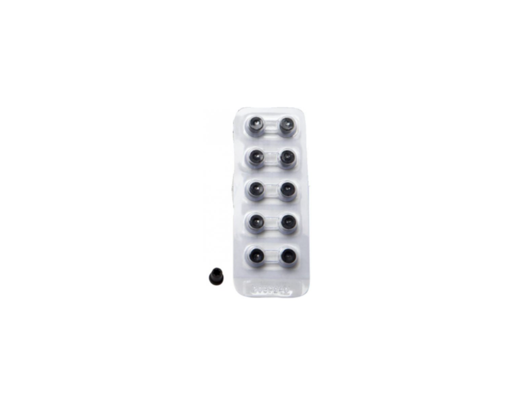 BD Luer Syringe Tip Cap, Black 10/Pack | 308341 | Supply Clinic