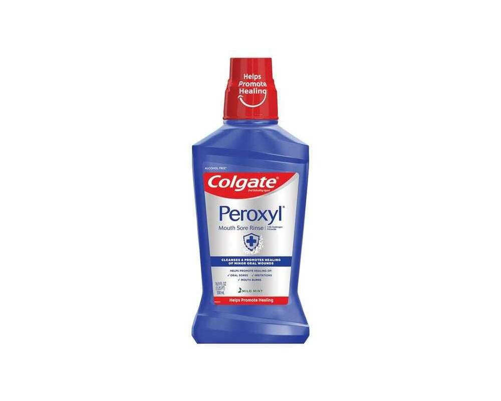 Colgate Peroxyl Mouth Sore Rinse 16.9 oz Mint No Alcohol | Supply Clinic