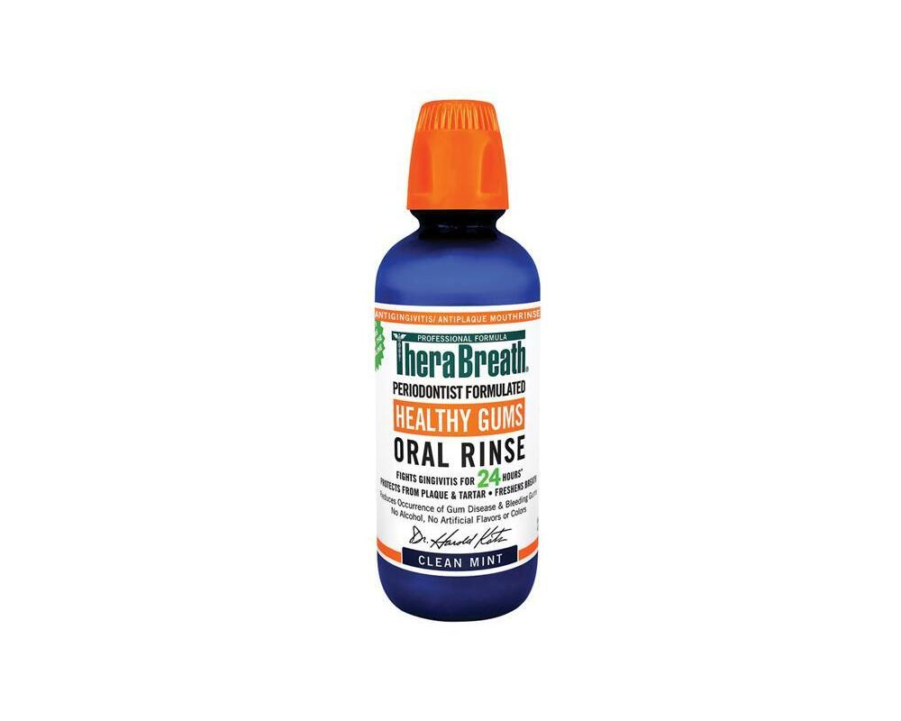 TheraBreath Clean Mint Mouthwash 16 oz 3/Pk Supply Clinic