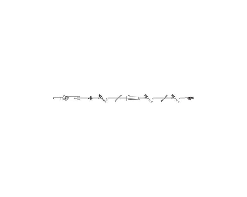 Continu-Flo IV Solution Set 10Drp M LL Adptr/Clr Dvnt Spk Ea | 2C8541 ...