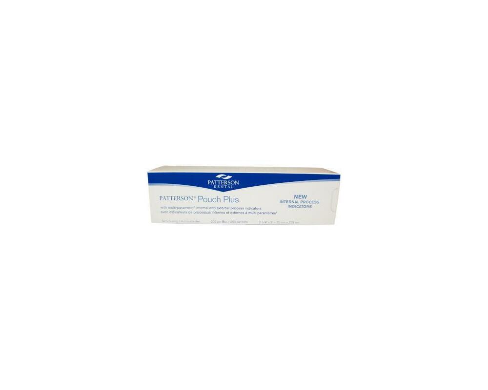 Patterson Pouch Plus Sterilization Pouches 23/4" x 9" 200/Pkg 084