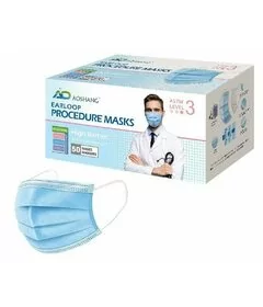 AOSHANG Face Mask L3 Black - 50/bx | AM2200L3-BLK | Supply