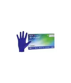 Ultraform Nitrile Gloves X-Small Small Non-Sterile Blue 300/Bx
