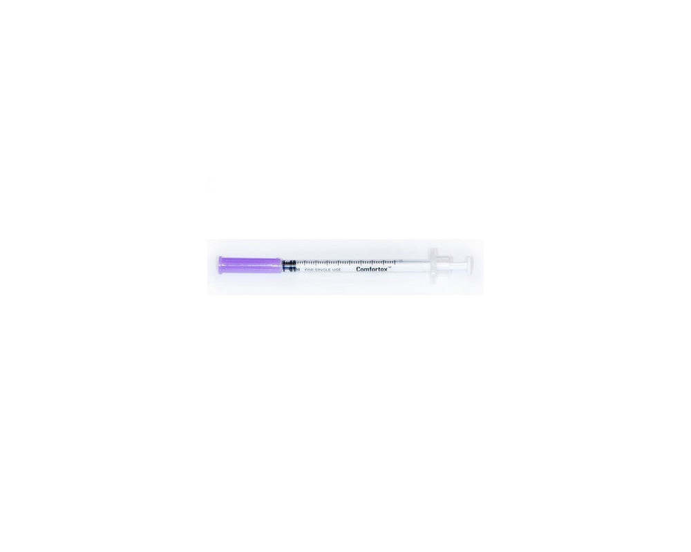 Comfortox .3 CC 31 Gauge X 8 MM 100 Syringes For Esthetic