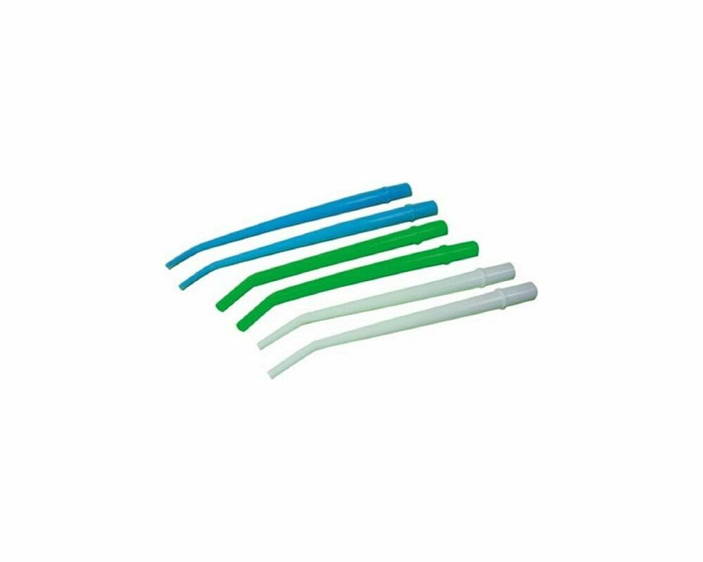 100 Dental Surgical Aspirator Tips - Green 1/4" - 4 Bags Of 25 - Suction Evacuation - View #6