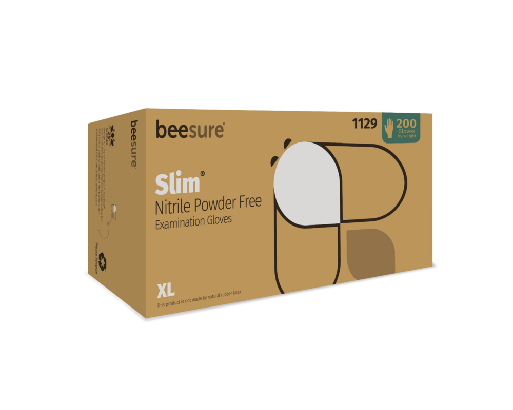 BeeSure SLIM Nitrile Glove X-Large 200/Bx | BE1129 | Supply Clinic