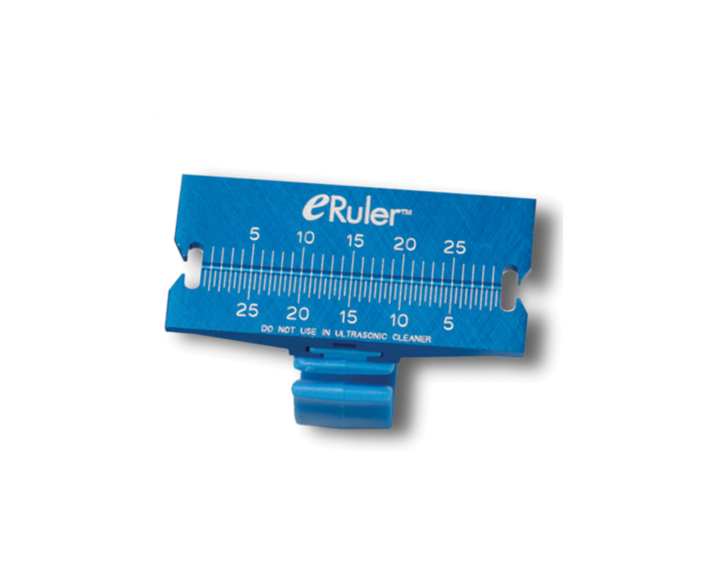 e-Ruler Endo File Ruler w/ rubber stop locks | ERUL-s | Supply Clinic, image size:1000x800