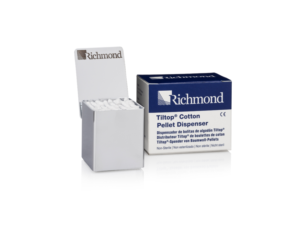 Tiltop Cotton Pellet Dispenser w/ 1 Pellets Ea Supply Clinic