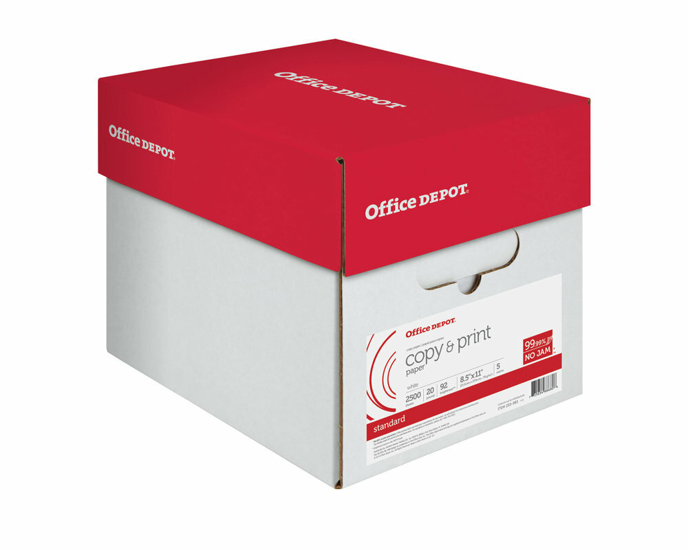 Office Depot Brand Multi-Use Print & Copy Paper, Letter Size (8 1/2in x ...