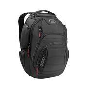 Ogio RENEGADE RSS Carrying Case Backpack for 17in Apple iPad Notebook Black Ballistic Poly Poly Body Foam Interior Material Handle Shoulder Strap 19.5in Height x 14in Width