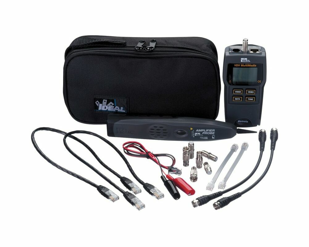 IDEAL Test-Tone-Trace VDV Kit - Coaxial Cable Testing, Telephone