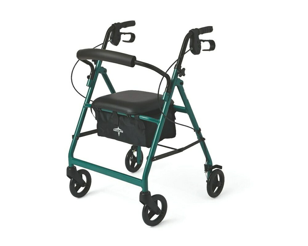 Guardian Basic Rollator, 6in Wheels, Green Supply Clinic