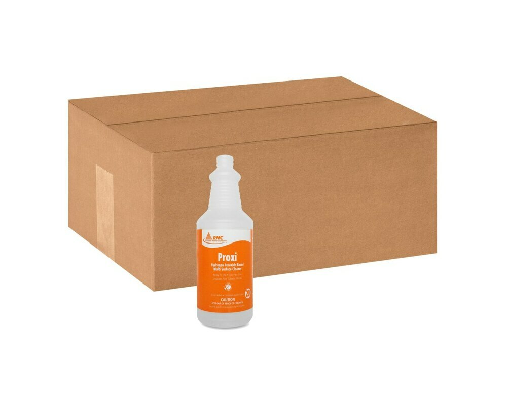 RMC Proxi Cleaner Dispenser Bottles - 48 / Carton - Frosted Clear - Plastic RMC Proxi Cleaner Dispenser Bottles - 48 / Carton - Frosted Clear - Plastic