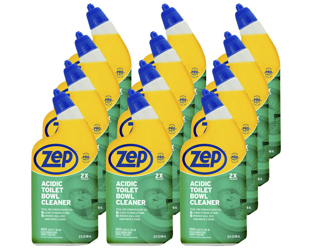 Zep Acidic Toilet Bowl Cleaner Gel 32 fl oz (1 quart) Wintergreen