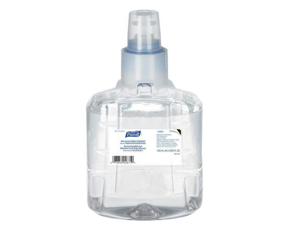 Purell Advanced Green Certified Foam Instant Hand Sanitizer LTX-12 ...