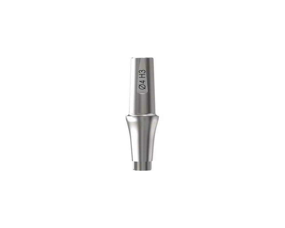 Kontact Nonscalloped Straight Standard Implant Abutment, 3 mm Height, 4 ...