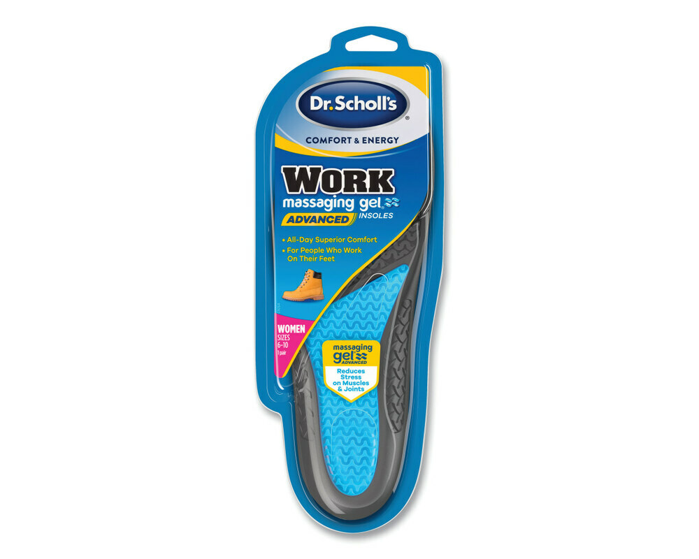 Dr Scholl's Comfort & Energy Massaging Gel Heel Cups Clearance innoem