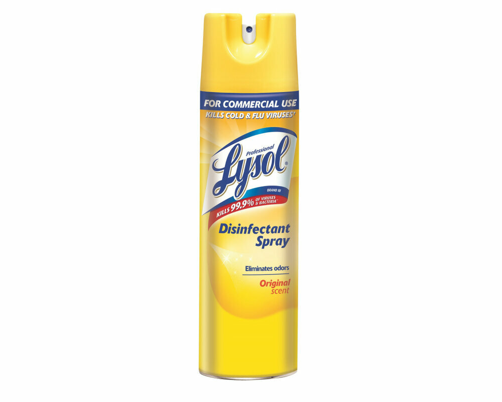 Lysol Professional Disinfectant Spray Original Scent 19 Oz Bottle Supply Clinic 7086