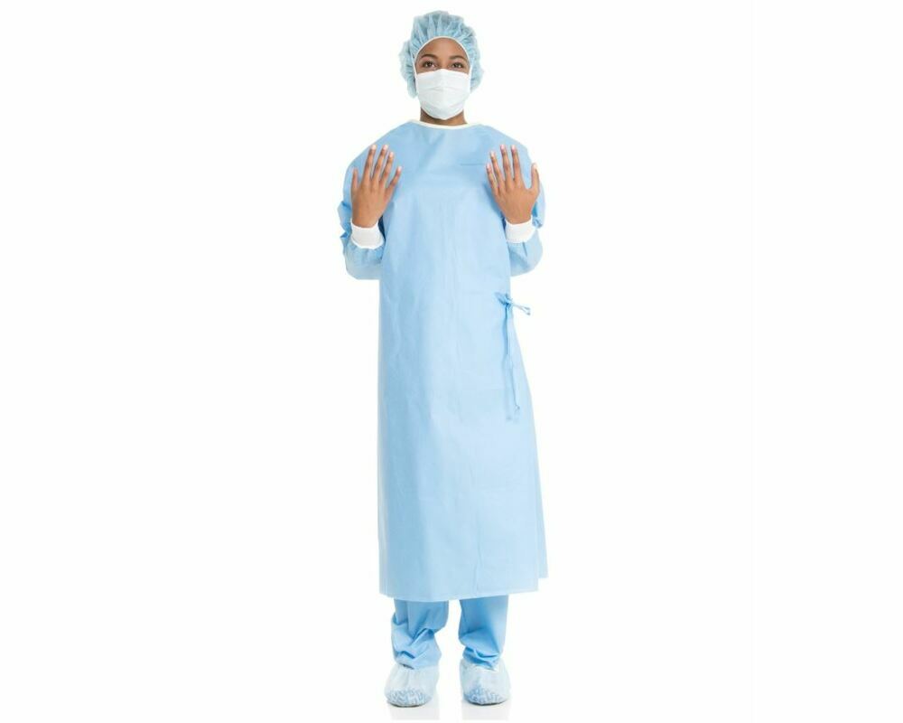 KBC ULTRA Non-Reinforced Surgical Gown XL Blue AAMI Lvl 3 Pk/30 | 95121