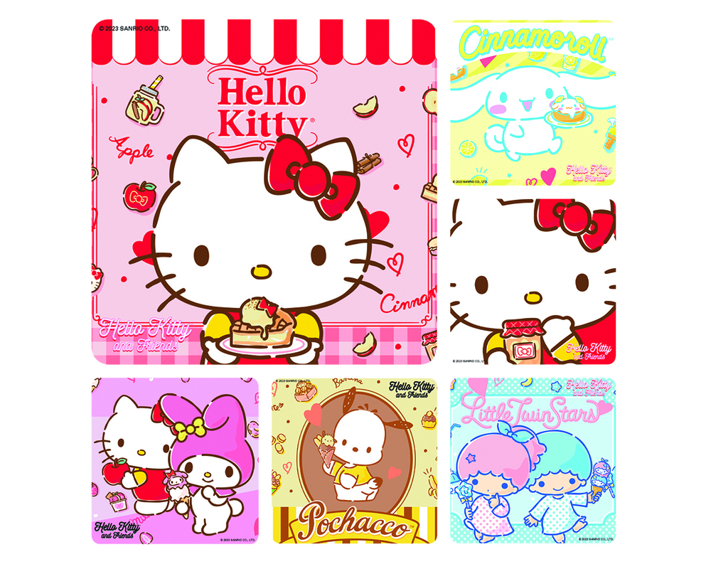 Sanrio 100 Stickers (Hello Kitty)