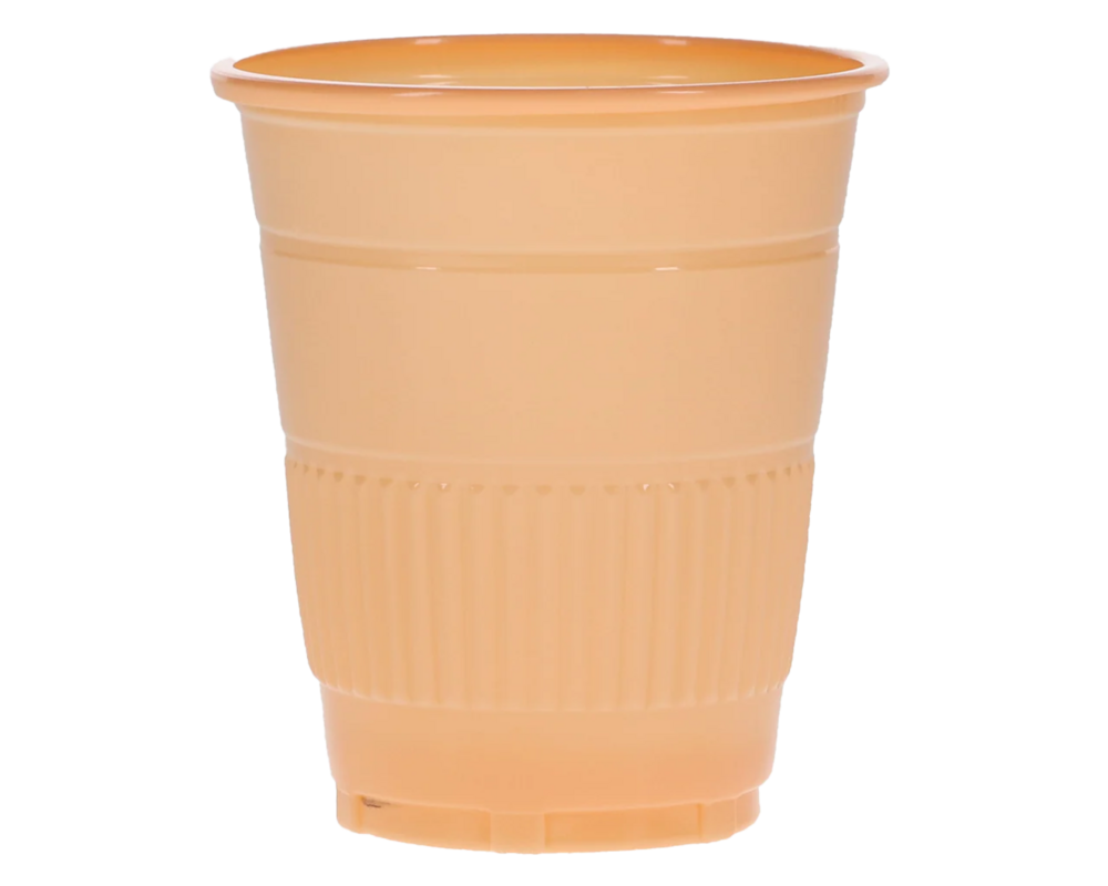 Plastic Cups 5oz. Peach 1000/Case | 109258 | Supply Clinic