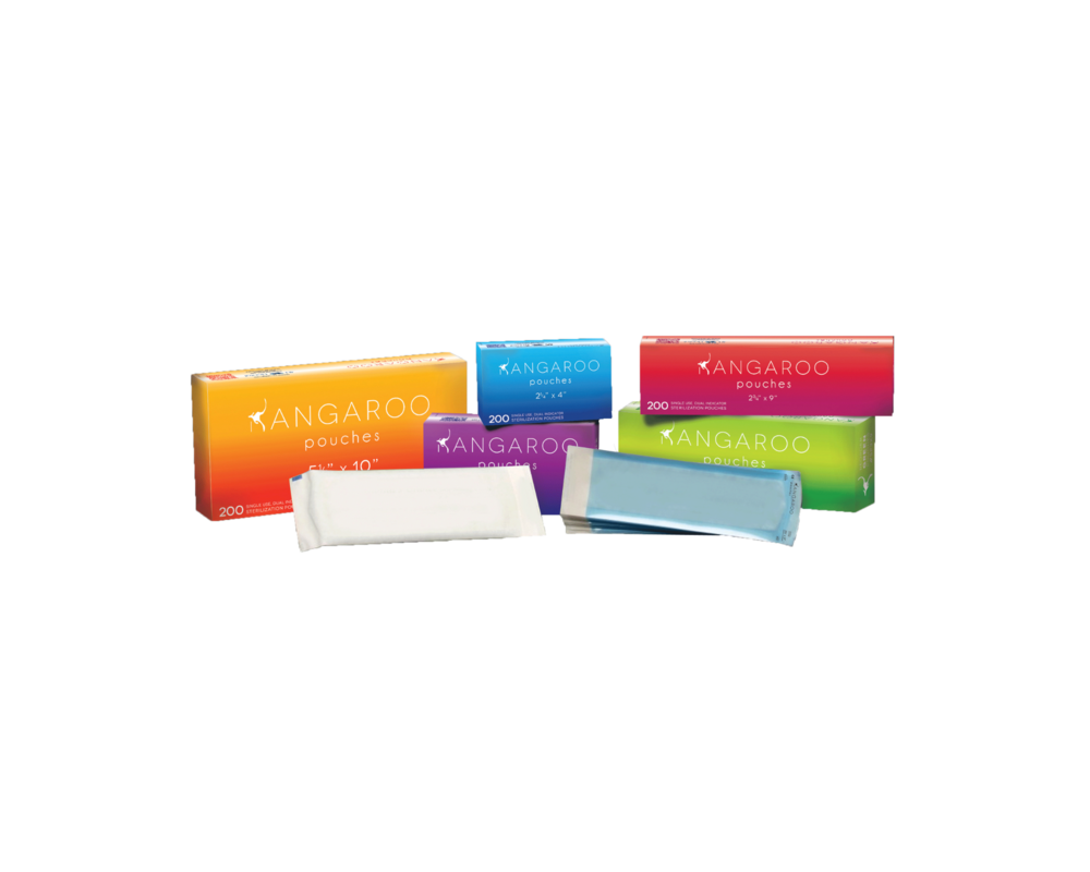 thumbnail image 2 of Self-Seal Sterilization Pouches For Autoclave - 3.5x10, 200ct (Dental/Medical Grade) 2 of 5