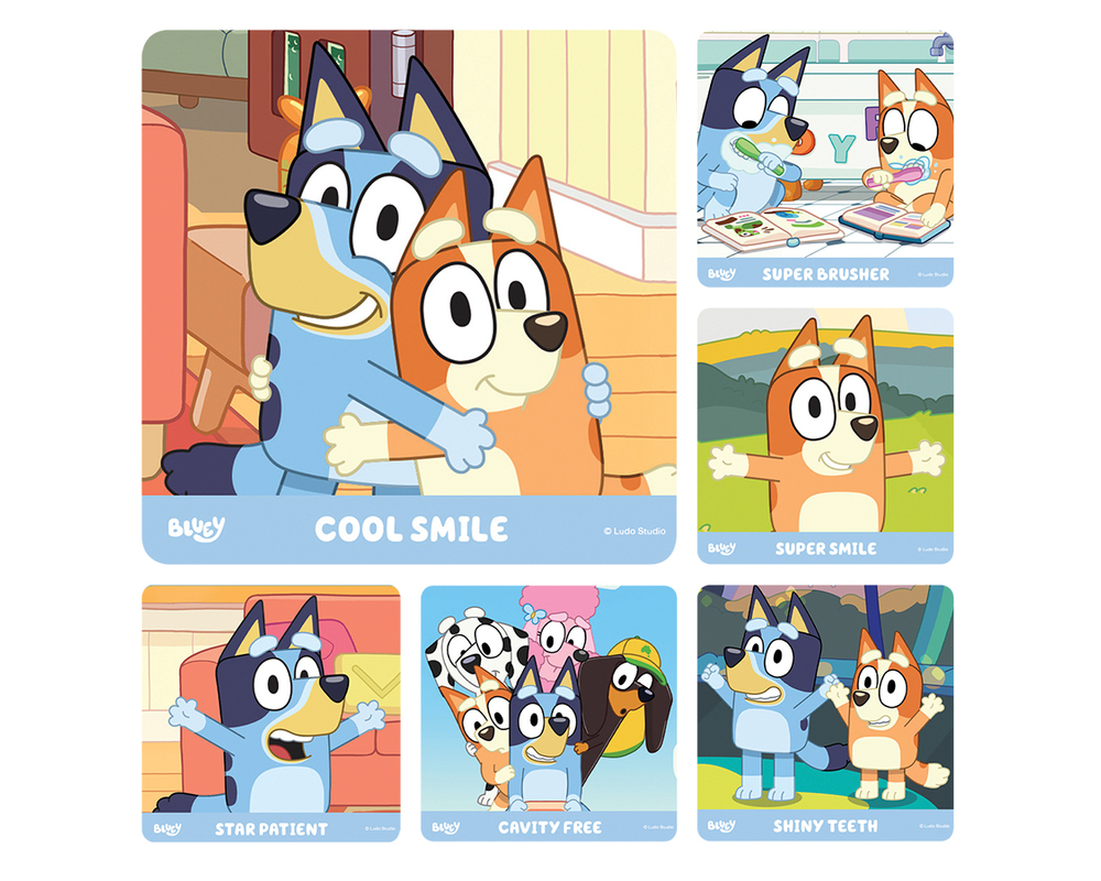 Bluey Dental Stickers | MM6173 | Supply Clinic