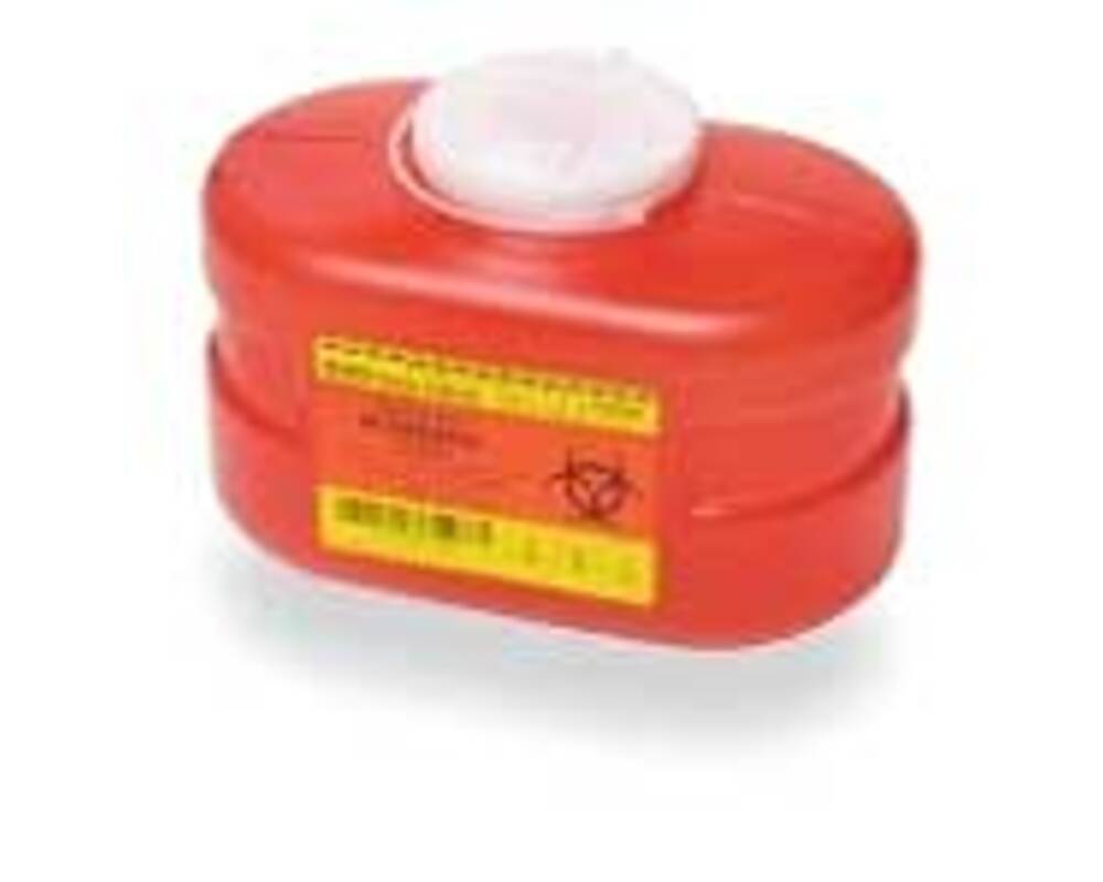 BD Sharps Collector 3.3 Quart small, Red, Single Container | 305488-1 ...