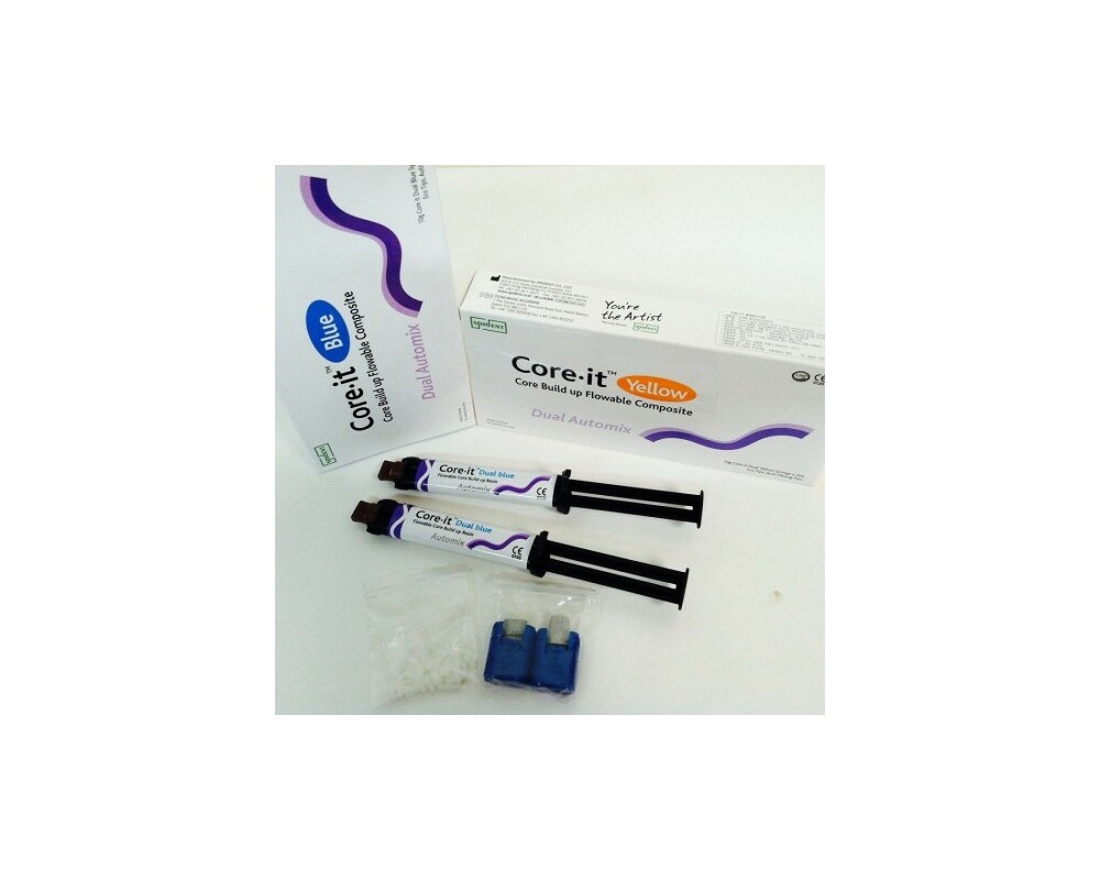 Core-it Yellow Syringe Refill - Flowable Core Build Up Resin | SP05Y ...