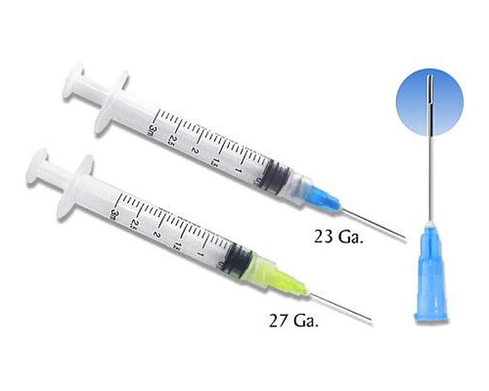 MARK3 3cc Endo Irrigation Syringe, 27ga X 1